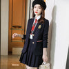 Blazer Women Business Suits Skirt and Jacket Sets Office Ladies Work Wear Uniform OL Styles