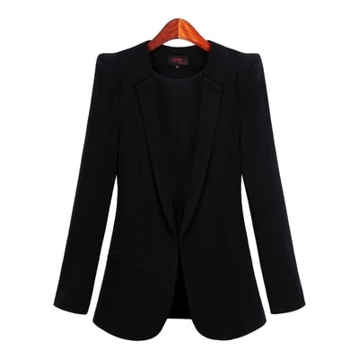 Fashion Blazer Women Suits Outerwear 2022 Autumn Women's Blazers White Fashion Ladies Suit Black Coat Female size s-5xl