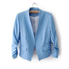 Fashion Blazers Women Suit Jacket 2022 New Spring Summer Pink Slim Short Colorful Blazer Feminino Lady Blaser Feminino Work Wear