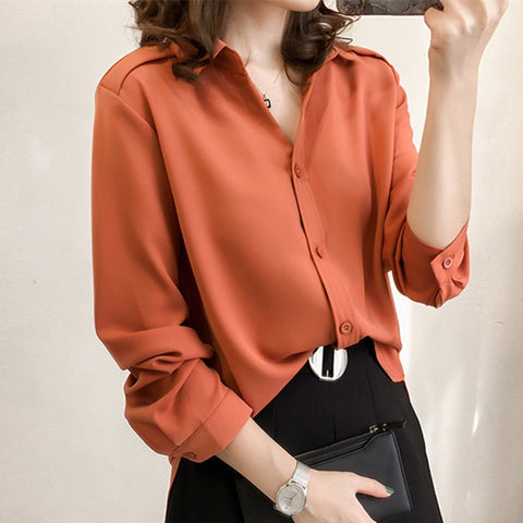 Fashion Blouses Womens Tops and Blouse 2022 Autumn Loose Blouse Women Long Sleeve Blouse Woman Ladies Shirts Plus Size XXL