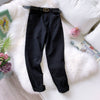 Blue Black Women's Jeans Trousers Vintage Korean Streetwear High Waist Denim Pants Baggy Mom Jeans Capri  N0072