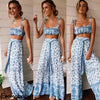 Boho Two Piece Set Top And Pants Women Ladies Clubwear Summer Playsuit Bodycon Party Jumpsuit Romper Trousers Women Sets