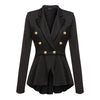 Fashion Brand Blazers Coat Black Red Women Slim Elegant Jacket Female Work Wear Casaco Feminino Woman Clothes Office Clothing