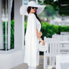 Fashion Cape Blazers Coats Solid Cloak  Blazer Jackets Black White Long Jacket Blazers Personality Woman Suit Jacket Cardigan