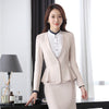 Fashion Casual Apricot Blazers Women Outerwear Jackets Elegant Ladies Business Clothes Female Office Uniform Styles