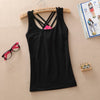 Fashion Casual Spring Summer Autumn Women Basic Cotton Sleeveless Tank Tops Vest Tops Candy Color Vest Tank Tops