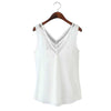 Fashion Chiffon Slim Loose Women Tops V-Neck Sleeveless Vest Shirt Backless Blouse Tops For Woman Girls JL