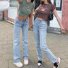 Classic Y2K Baggy Jeans Women High Waist Loose Straight Leg Pants Summer Light Wash Casual Blue Streetwear Mom Trousers