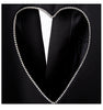 Design Diamond Backless Pierced Black Suit Jacket Women 2023 Spring Heart Shape Rhinestone All-Matching Loose Blazer