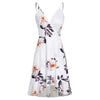 Dresses For Women 2022 Robe Femme Printed Waist Waist Large Swing V Neck Dress Vestidos De Mujer Casual Summer Dress