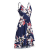 Dresses For Women 2022 Robe Femme Printed Waist Waist Large Swing V Neck Dress Vestidos De Mujer Casual Summer Dress