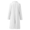 Elegant Blazers Long Coat Single Breasted Pocket Slim Outerwear Autumn Winter Women Solid Casual Lapel Commuter Blazer