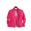 Fashion Female Basic Jacket Blazer Women Suit Cardigan Puff Sleeve Ladies Coat Casual