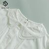 Female Cotton White Blouses Peter Pan Collar Casual Shirt Ladies Tops School Work Blouse Women Plus Size S-XXL T58348