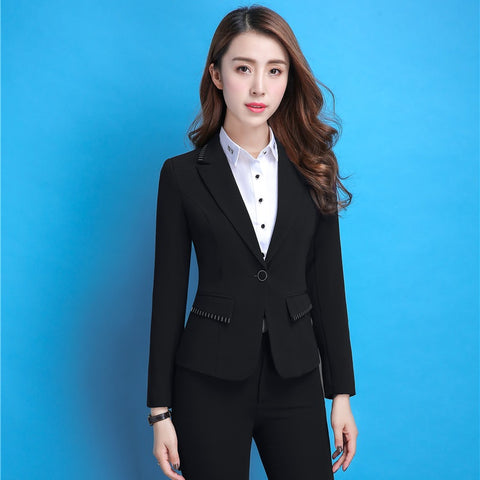 Fashion Formal Women Blazers and Jackets Purple Ladies Work Wear Blaser Female Office Uniform Design Style
