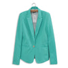 Fashion Jacket Blazer Women Suit Foldable Long Sleeves Lapel Coat Lined With Striped Single Button Vogue Blazers Jackets XS-XLZA