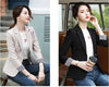 Korea chic Autumn Solid Slim Business Blazers Coat Spring Casual All-match Women Blazers Jackets Work Office Lady Suit