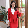 Fashion Ladies Apricot Blazers Women Outerwear Jackets Coat Elegant Female Office Uniform Styles