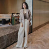 Women's Black Suit Jacket Long Sleeve Top Office Women Korean Jacket  Designer Basic New