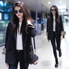 Spring Autumn Blazers And Jackets Women Long Sleeve One Button Female Blazer Coat Women Outerwear