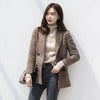 Plaid Coat Business Plaid Suits Women Work Office Ladies Long Sleeve Spring Womens Tops Autumn Blazer Suit Jacket