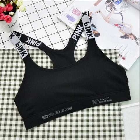 Fashion Sexy Women Crop Top Cropped Padded Bra Tank Tops Vest Fitness Stretch Women's Tanks Cross Back Bras