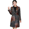 Fashion Simple And Generou Long Blazers African Print Women Suit Jacket Africa Festive Ladies Blazers Coat Party Cutomize