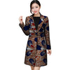 Fashion Simple And Generou Long Blazers African Print Women Suit Jacket Africa Festive Ladies Blazers Coat Party Cutomize