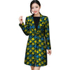 Fashion Simple And Generou Long Blazers African Print Women Suit Jacket Africa Festive Ladies Blazers Coat Party Cutomize