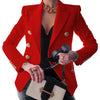 Slim Blazer Women Suit Jacket Female Business Double Breasted Blazers Office Lady Suit Black Button Coat костюм женский