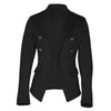 Slim Blazer Women Suit Jacket Female Business Double Breasted Blazers Office Lady Suit Black Button Coat костюм женский