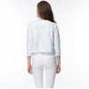 Spring Beading Sequins Women Short Coat High Street Elegant Three Quarter Sleeve Outerwear Stand Collar Blazer Jacket