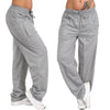Fashion Spring Casual Women's Pants Solid Loose Drawstring Female Straight Trousers Plain Warm Pants For Women Plus Size