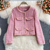 Suit Autumn Winter 2023 Short Jacket Female Two-piece Sets High Waist Hip Skirt Sexy Womens Clothing Casual Korean New