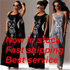 Summer Women Sleeveless Stretchy Slim Bandage Bodycon Dress Casual Print O-Neck Maxi Long Dress