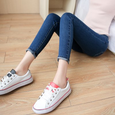 Fashion Summer autumn white jeans Women high waist skinny Pencil denim pants Female black casual plus size Stretch jeans