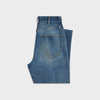 Wash Jeans High Waist Slimming Metal Chain Decorative Trousers 2022 Spring/Autumn Distressed Retro Straight-Leg Pants
