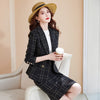 Women 2 Pieces Formal Professional Suit with Slim Hips Skirt and Blazer Female Office Ladies Shirt Suits Autumn Thicken