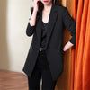 Women Blazer Korea Large size Loose Blazers Jackets Work Coat Outerwear Autumn Career Female Jacket Office Lady