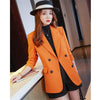 Women Blazer Korea Slim Blazers Jackets Work Coat Outerwear Autumn Long Sleeve Career Female Jacket Office Lady