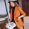 Women Blazer Korea Slim Blazers Jackets Work Coat Outerwear Autumn Long Sleeve Career Female Jacket Office Lady