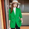 Women Blazer Korea Slim Blazers Jackets Work Coat Outerwear Autumn Long Sleeve Career Female Jacket Office Lady