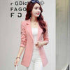 Fashion Women Blazers And Jackets 2022 Spring Autumn Mid-Long Blaser Coat Female Red Black Pink Ladies Blazer Mujer