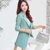 Fashion Women Blazers And Jackets 2022 Spring Autumn Mid-Long Blaser Coat Female Red Black Pink Ladies Blazer Mujer