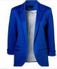 Fashion Women Blazers Coat Jacket brand ,Lady plus size Seven-Sleeve Solid Suits XXL F4299