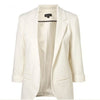 Fashion Women Blazers Coat Jacket brand ,Lady plus size Seven-Sleeve Solid Suits XXL F4299