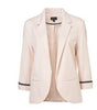 Fashion Women Blazers Coat Jacket brand ,Lady plus size Seven-Sleeve Solid Suits XXL F4299
