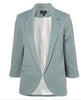 Fashion Women Blazers Coat Jacket brand ,Lady plus size Seven-Sleeve Solid Suits XXL F4299