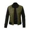 Fashion Women Comfortable Coat Long Sleeve Zipper Suit Solid Jacket Blazer Tops