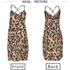 Women Dress Summer Sexy Leopard Print Dress Casual Sleeveless Evening Party Dresses Clubwear Ladies Bodycon Dresses